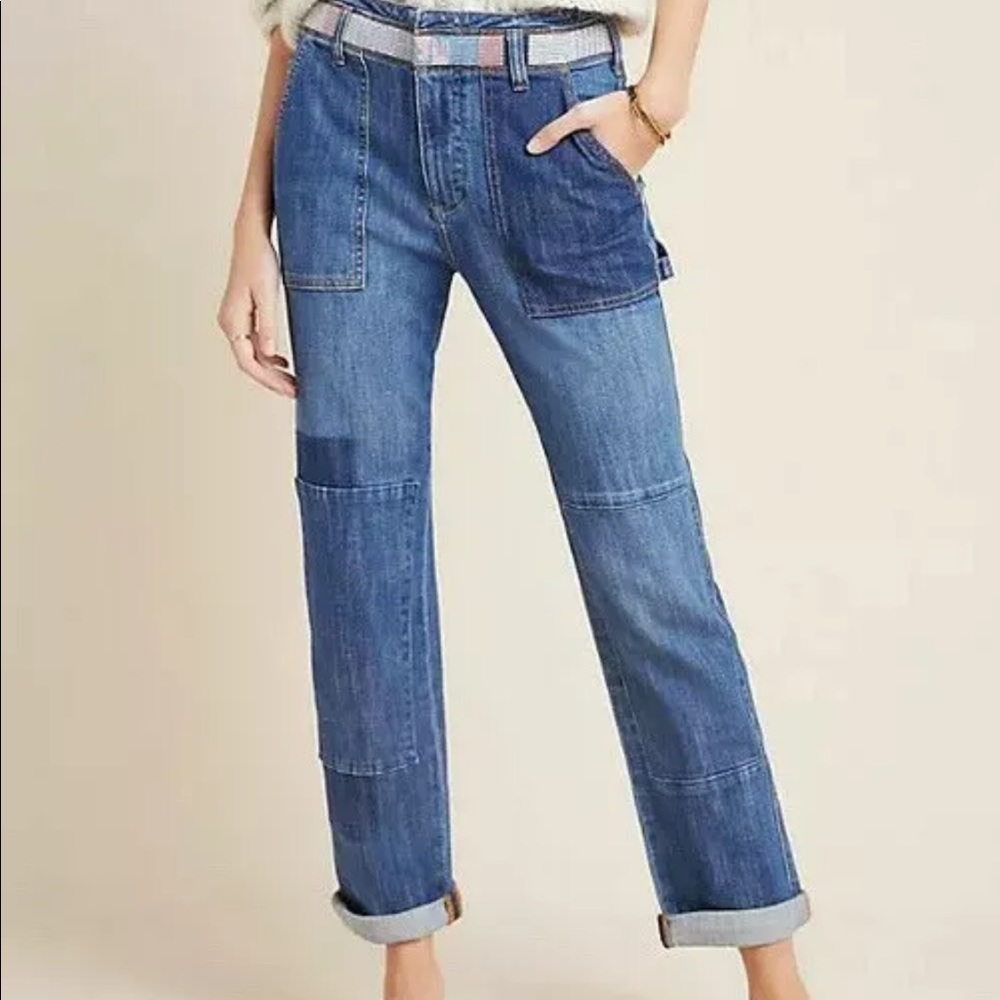 Pilcro and The letterpress high rise patchwork 29